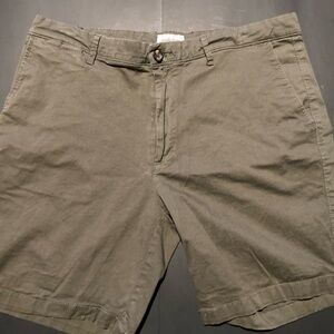 Goodfellow & Co Green Flat Front Shorts